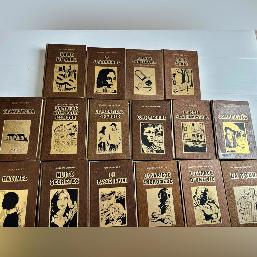 Club Best Sellers Books Robert Laffont Leather Novels